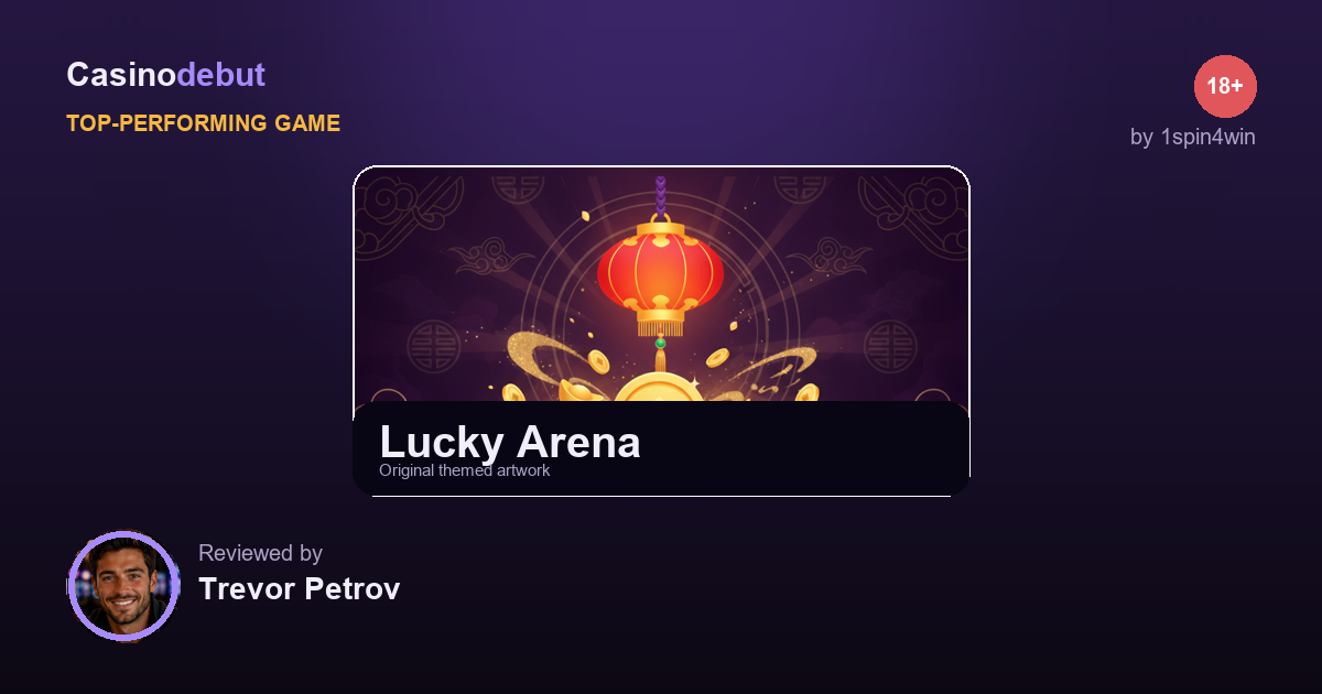 Lucky Arena themed banner