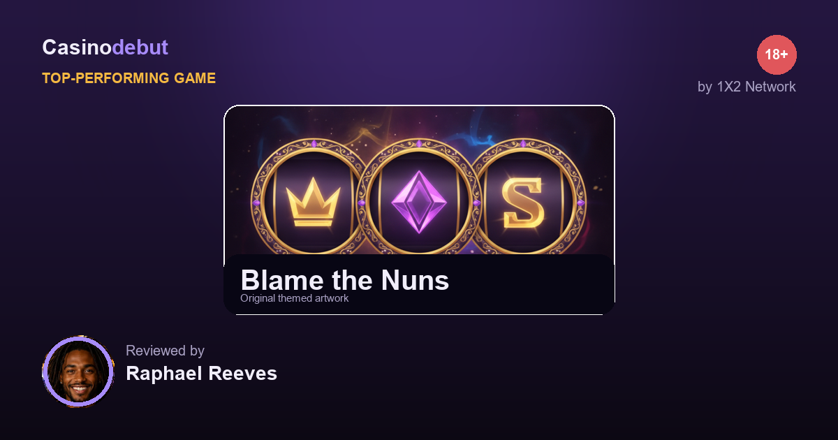 Blame the Nuns themed banner