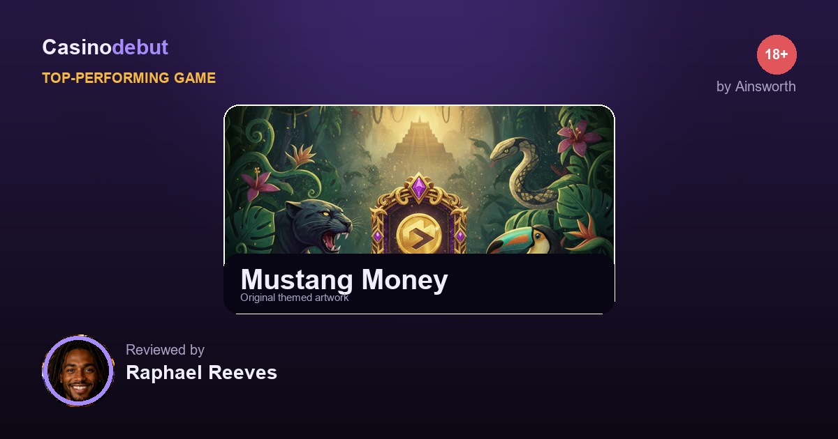 Mustang Money themed banner