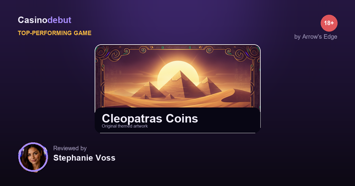 Cleopatras Coins themed banner