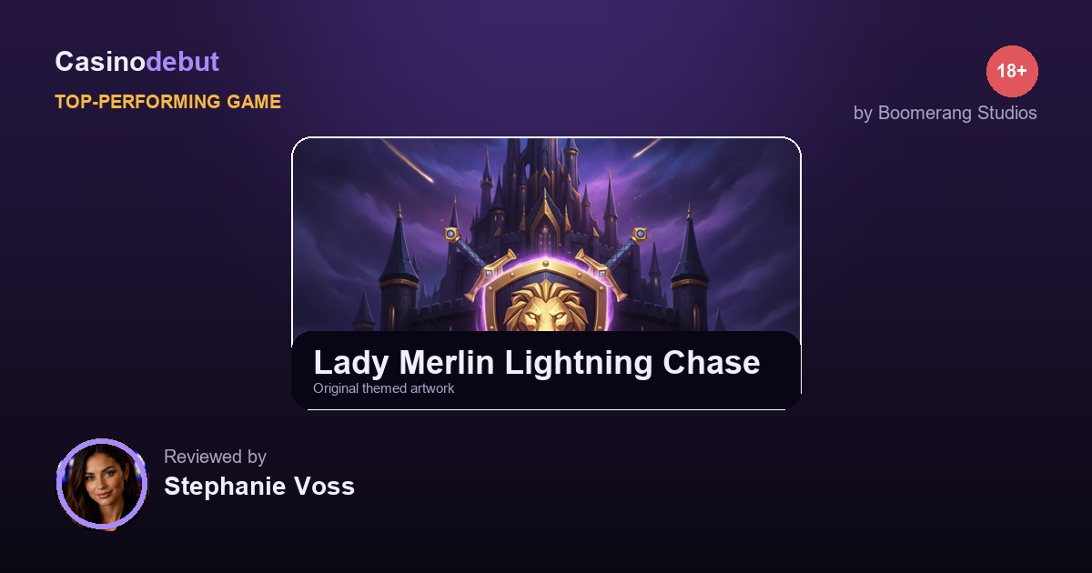 Lady Merlin Lightning Chase themed banner