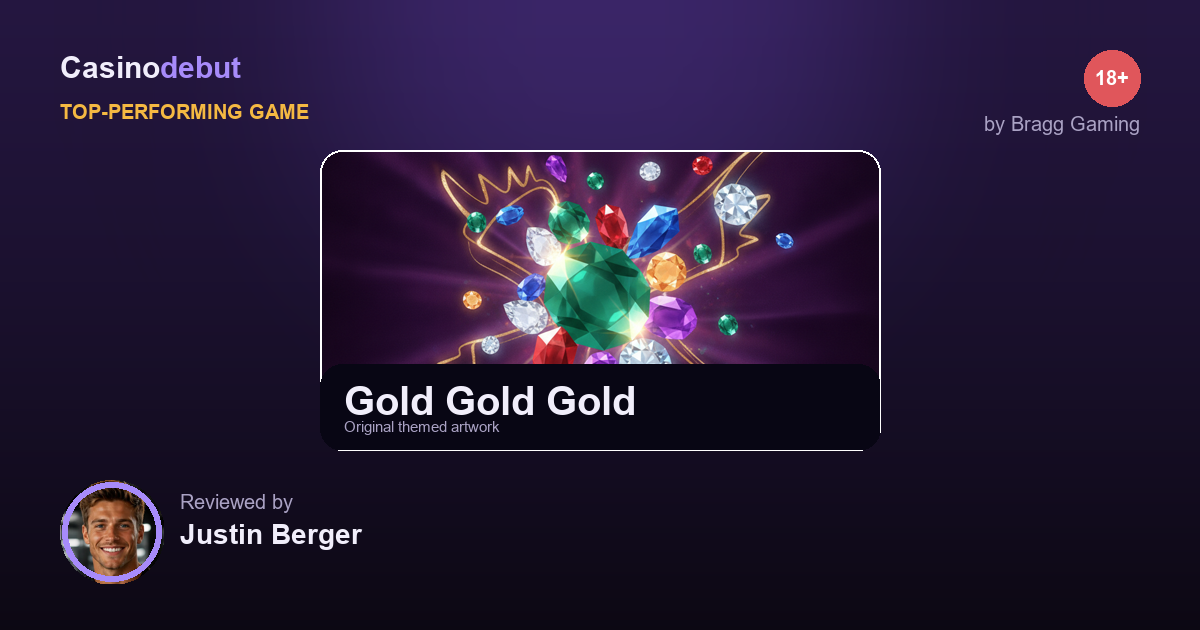 Gold Gold Gold themed banner