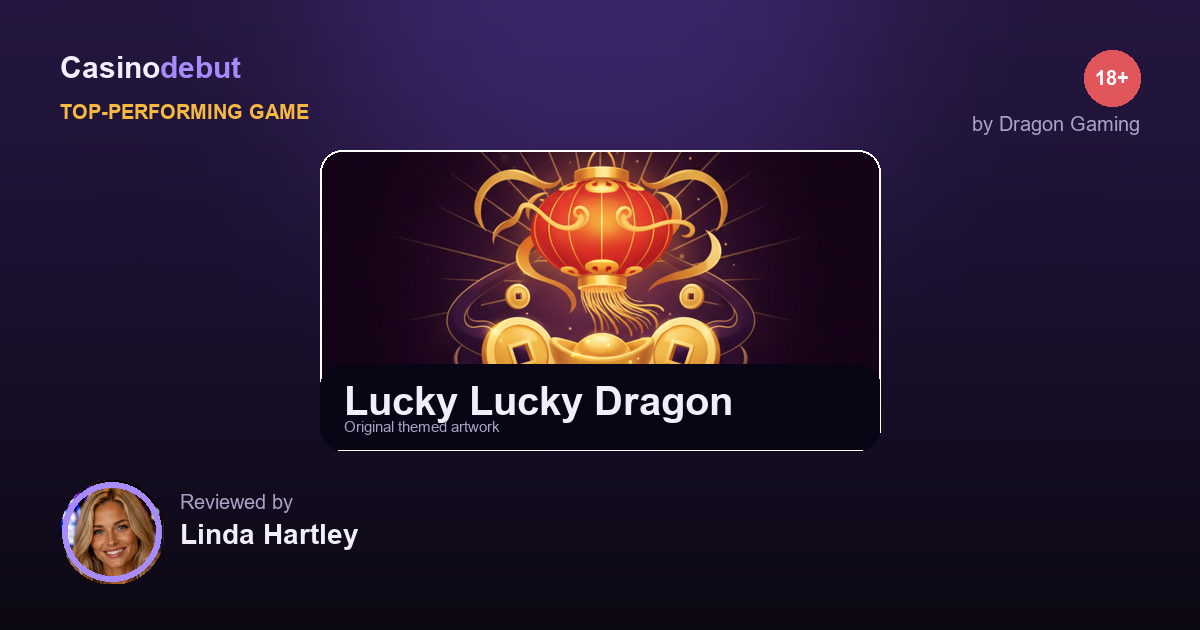 Lucky Lucky Dragon themed banner