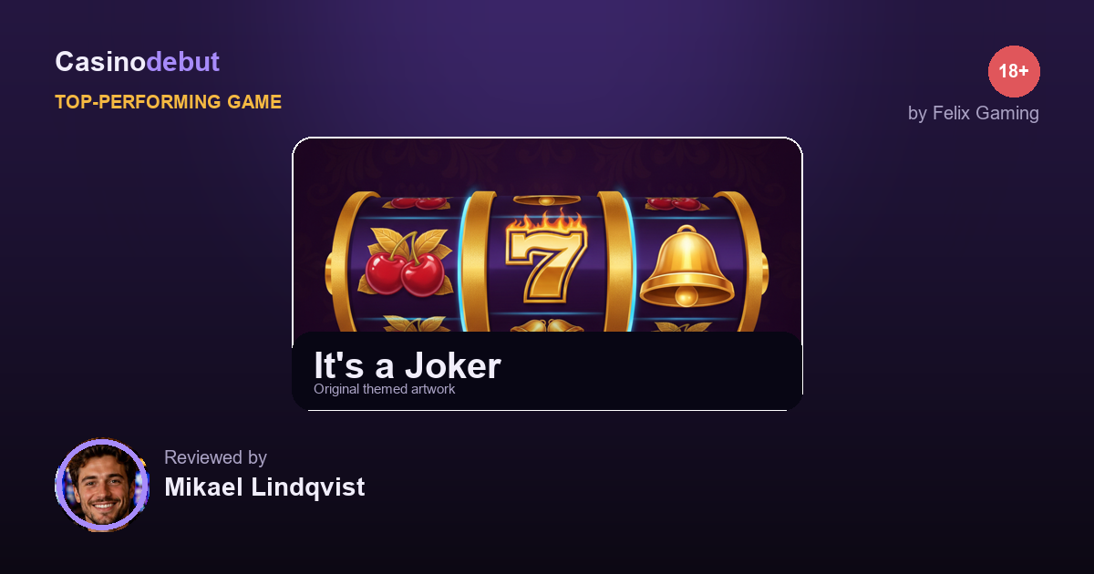 It's a Joker themed banner