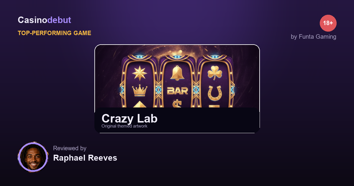Crazy Lab themed banner