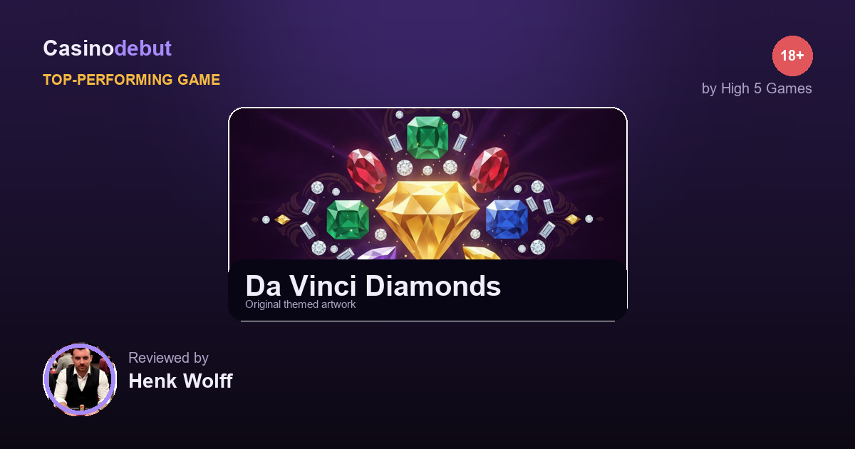 Da Vinci Diamonds themed banner