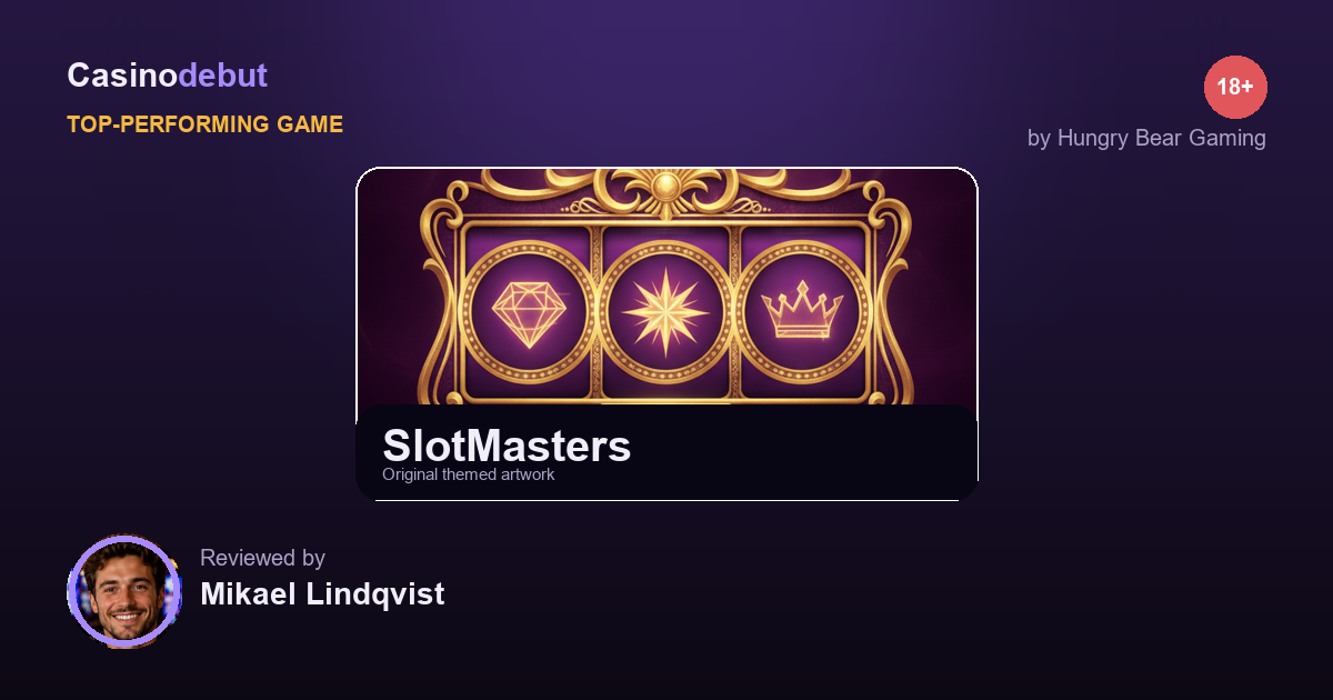 SlotMasters themed banner
