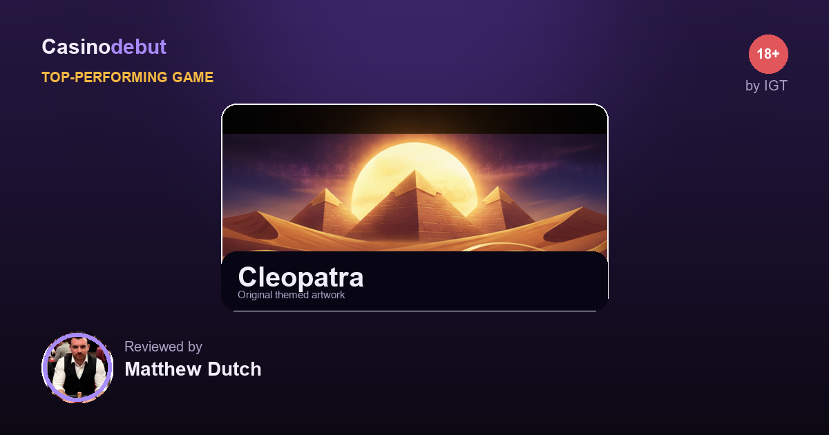 Cleopatra themed banner