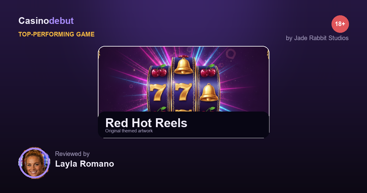 Red Hot Reels themed banner