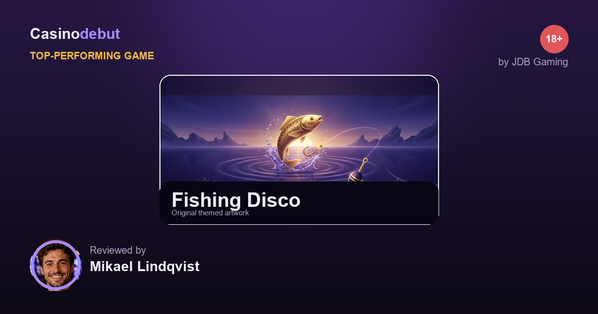 Fishing Disco themed banner