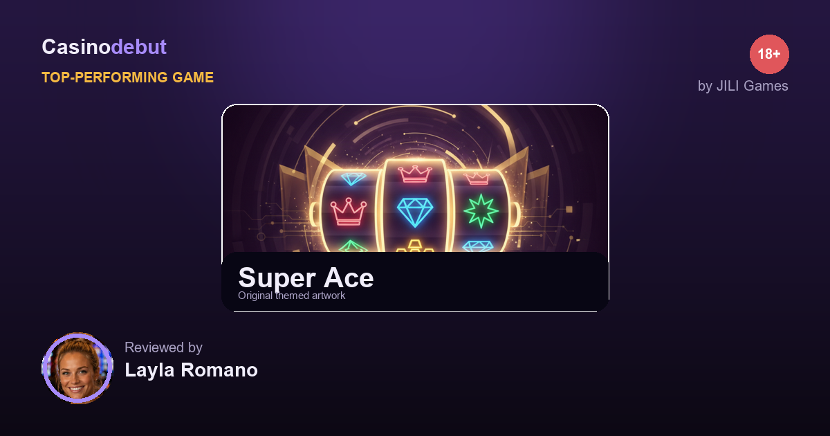 Super Ace themed banner