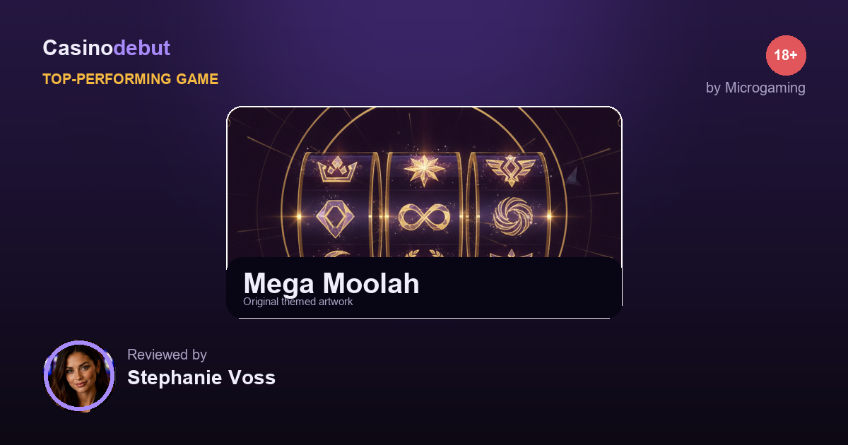 Mega Moolah themed banner