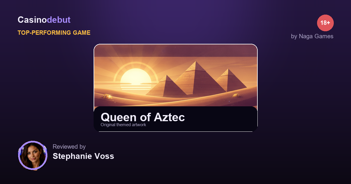 Queen of Aztec themed banner