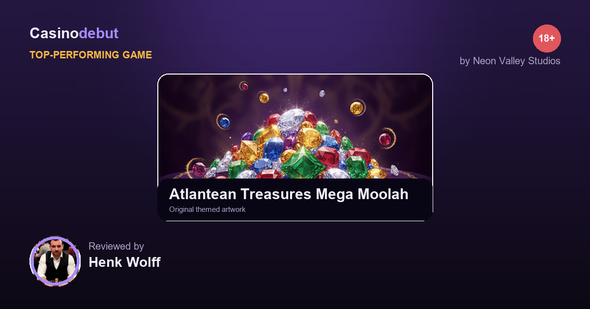 Atlantean Treasures Mega Moolah themed banner