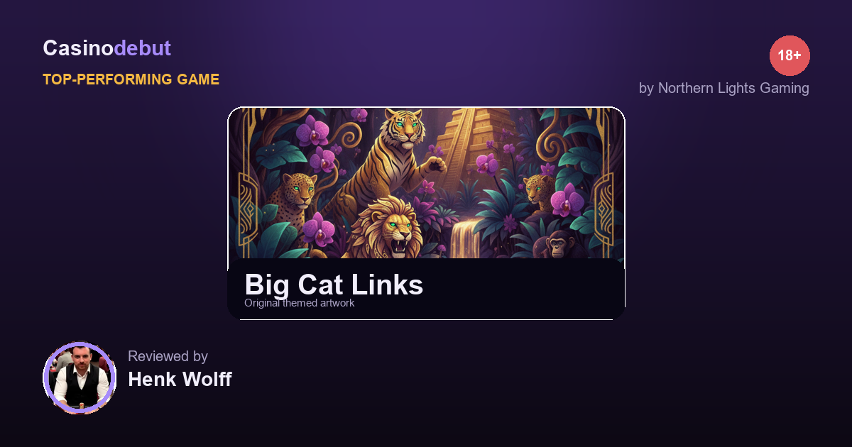 Big Cat Links themed banner