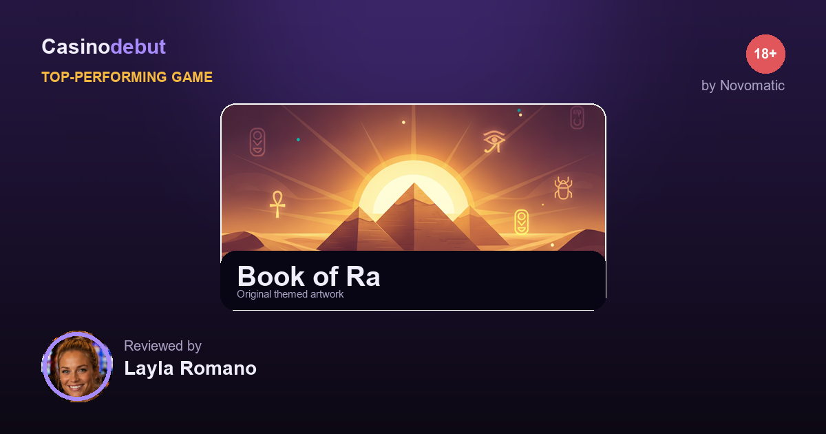 Book of Ra themed banner