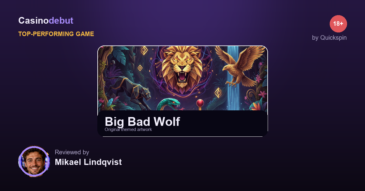 Big Bad Wolf themed banner