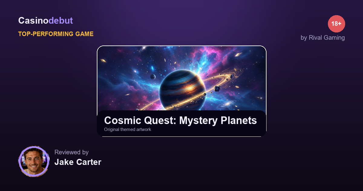 Cosmic Quest: Mystery Planets themed banner