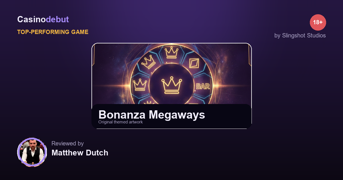 Bonanza Megaways themed banner