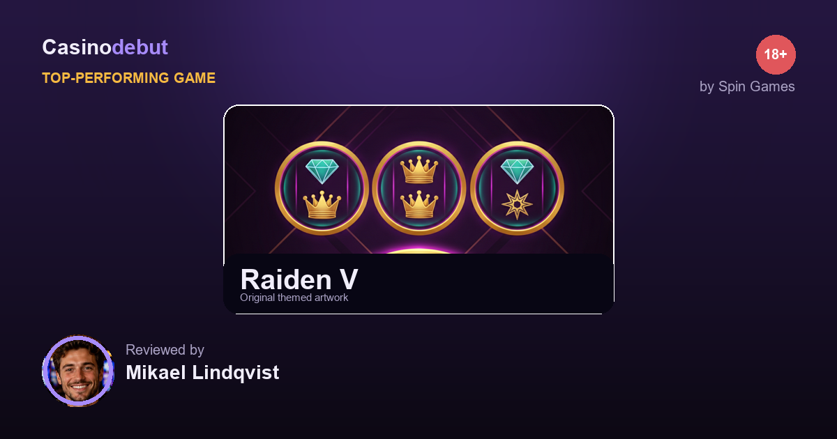 Raiden V themed banner