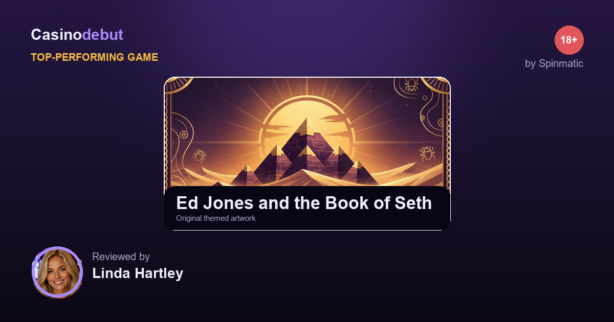 Ed Jones and the Book of Seth themed banner