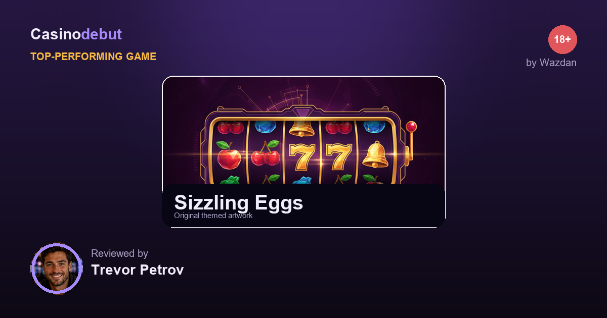Sizzling Eggs themed banner