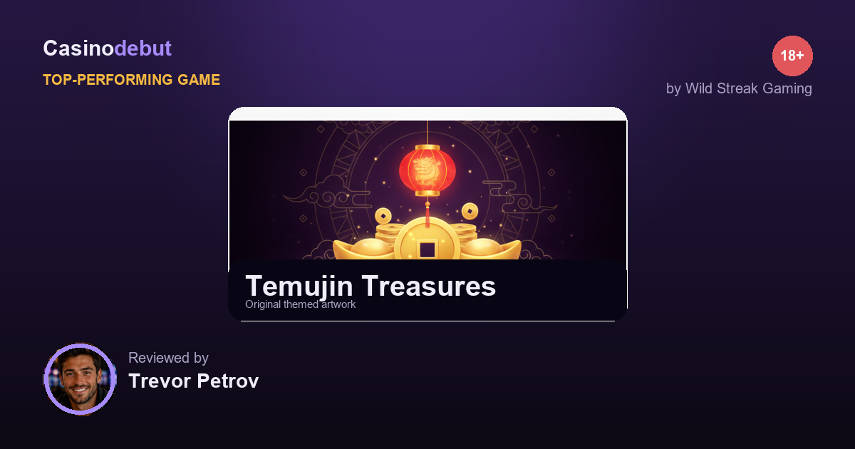 Temujin Treasures themed banner