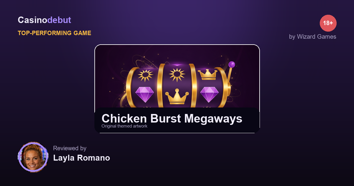 Chicken Burst Megaways themed banner
