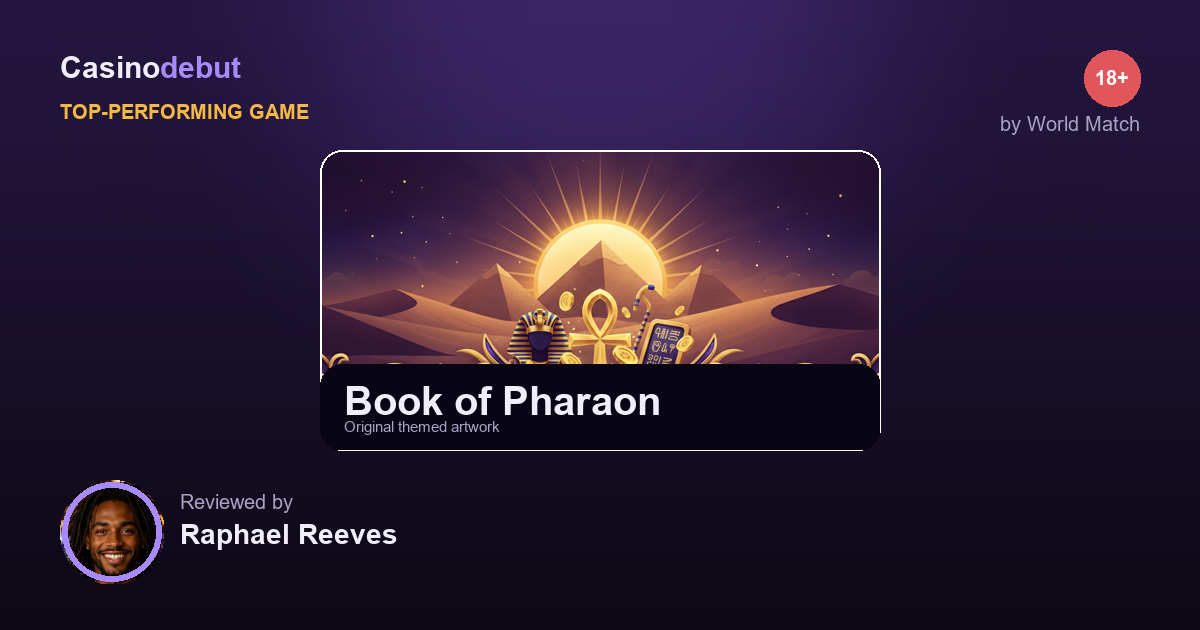 Book of Pharaon themed banner